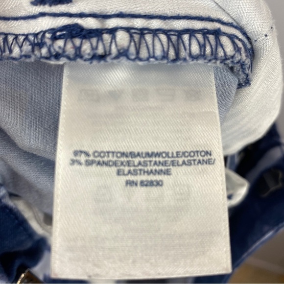 Lands' End Blue White Tie Dye Mid Rise Shorts Size 14 Petite - Picture 8 of 10